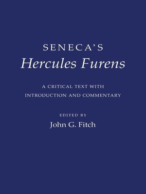 cover image of Seneca's "Hercules Furens"